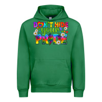 Emerald LGBTQ+ Don't Hide Your Pride Urban Hoodie - BundleAndBundleShop