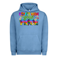 Pigment Pebble Blue LGBTQ+ Don't Hide Your Pride Urban Hoodie - BundleAndBundleShop