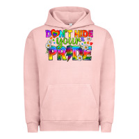 Pigment Salmon LGBTQ+ Don't Hide Your Pride Urban Hoodie - BundleAndBundleShop