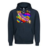 Navy lgbtq proud dad Zipper Hoodie - HRA Design Shop