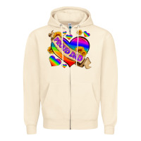 Sandshell lgbtq proud dad Zipper Hoodie - HRA Design Shop