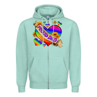 Seafoam lgbtq proud dad Zipper Hoodie - HRA Design Shop