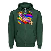 Sports Green lgbtq proud dad Zipper Hoodie - HRA Design Shop