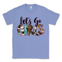 Colony Blue Let's Go Girls Classic Tee - FaDigitalArtStudio