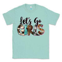 Seafoam Let's Go Girls Classic Tee - FaDigitalArtStudio