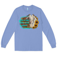 Colony Blue just a girl who loves goats Long Sleeve Tee - RanaPortraitStore