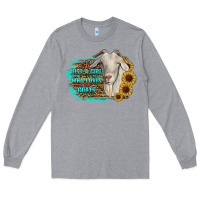 Heather Grey just a girl who loves goats Long Sleeve Tee - RanaPortraitStore