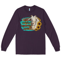 Plum just a girl who loves goats Long Sleeve Tee - RanaPortraitStore