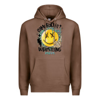 Chestnut somebody's feral wrestling mom Premium Hoodie - MaliasSmallBusiness