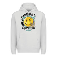 Dove Grey somebody's feral wrestling mom Premium Hoodie - MaliasSmallBusiness