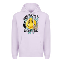 Lilac somebody's feral wrestling mom Premium Hoodie - MaliasSmallBusiness