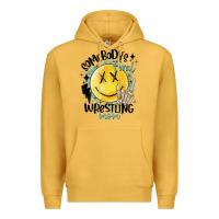 Mustard somebody's feral wrestling mom Premium Hoodie - MaliasSmallBusiness