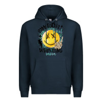 Navy somebody's feral wrestling mom Premium Hoodie - MaliasSmallBusiness