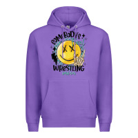 Purple somebody's feral wrestling mom Premium Hoodie - MaliasSmallBusiness
