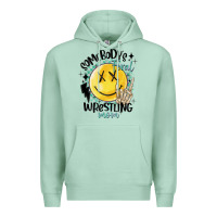 Seafoam somebody's feral wrestling mom Premium Hoodie - MaliasSmallBusiness