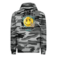 Slate Camo somebody's feral wrestling mom Premium Hoodie - MaliasSmallBusiness