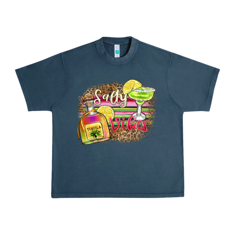 Salty Vibes Urban Heavy Tee by Zillion Design Studio | Teevron