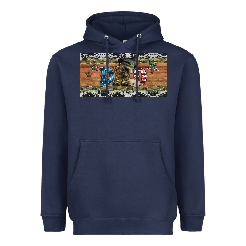 Soldier Dad License  Plate Heavyweight Hoodie by Artiststas | Teevron