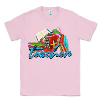 Bubblegum Pink a  teacher Classic Tee - Zillion Design Studio