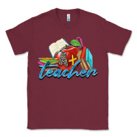 Burgundy a  teacher Classic Tee - Zillion Design Studio