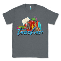 Charcoal Heather a  teacher Classic Tee - Zillion Design Studio