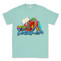 Seafoam a  teacher Classic Tee - Zillion Design Studio