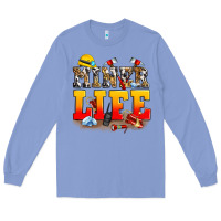 Colony Blue miner life Long Sleeve Tee - Zillion Design Studio
