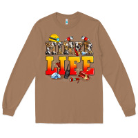 Toasted Coconut miner life Long Sleeve Tee - Zillion Design Studio