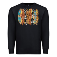 Black western brushstrokes Premium Sweatshirt - AdoDesignShop
