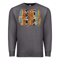 Charcoal Heather western brushstrokes Premium Sweatshirt - AdoDesignShop