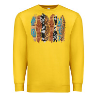 Lemon western brushstrokes Premium Sweatshirt - AdoDesignShop