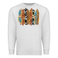Oatmeal Heather western brushstrokes Premium Sweatshirt - AdoDesignShop