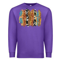 Purple western brushstrokes Premium Sweatshirt - AdoDesignShop