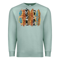 Seafoam western brushstrokes Premium Sweatshirt - AdoDesignShop