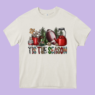 Tis The Season Heavy Core Tee Designed By Sublimationcraftshop