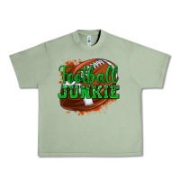 Oil Green football junkie Urban Heavy Tee - texasbilliewilder
