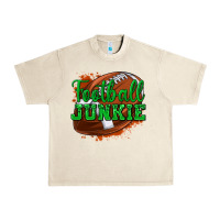 Sandshell football junkie Urban Heavy Tee - texasbilliewilder