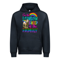 Navy I'm The Rainbow Sheep Of The Family Urban Hoodie - BundleAndBundleShop