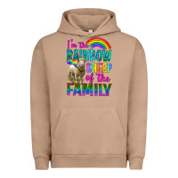 Pigment Burro I'm The Rainbow Sheep Of The Family Urban Hoodie - BundleAndBundleShop