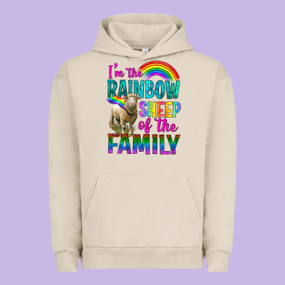 I'm The Rainbow Sheep Of The Family Urban Hoodie Designed By Bundleandbundleshop