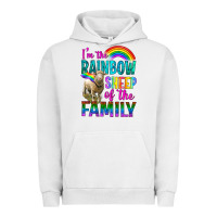 Pigment Lunar Rock I'm The Rainbow Sheep Of The Family Urban Hoodie - BundleAndBundleShop
