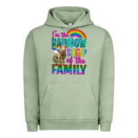 Pigment Oil Green I'm The Rainbow Sheep Of The Family Urban Hoodie - BundleAndBundleShop