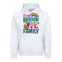 White I'm The Rainbow Sheep Of The Family Urban Hoodie - BundleAndBundleShop
