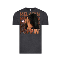 Vintage Black Melanin poppin' afro woman Vintage Tee - RanaPortraitStore