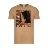 Vintage Camel Melanin poppin' afro woman Vintage Tee - RanaPortraitStore