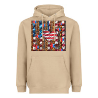 Mushroom western usa flag heart and stars tumbler Heavyweight Hoodie - Artiststas