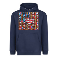 Navy western usa flag heart and stars tumbler Heavyweight Hoodie - Artiststas