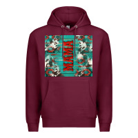 Burgundy western mama Premium Hoodie - NancyCooperArtShop