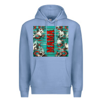 Colony Blue western mama Premium Hoodie - NancyCooperArtShop