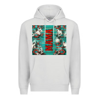 Dove Grey western mama Premium Hoodie - NancyCooperArtShop